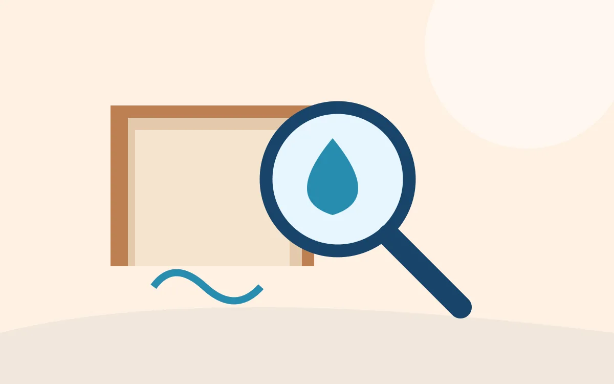 Editorial illustration: Hidden water leak signs: what Edinburgh homeowners should record