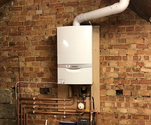 Plumbing and heating service imagery